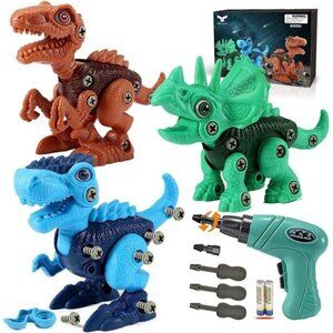 Kids Toys Stem Dinosaur Toy for Kids 3-5 Learning Educational Building‎ Sets